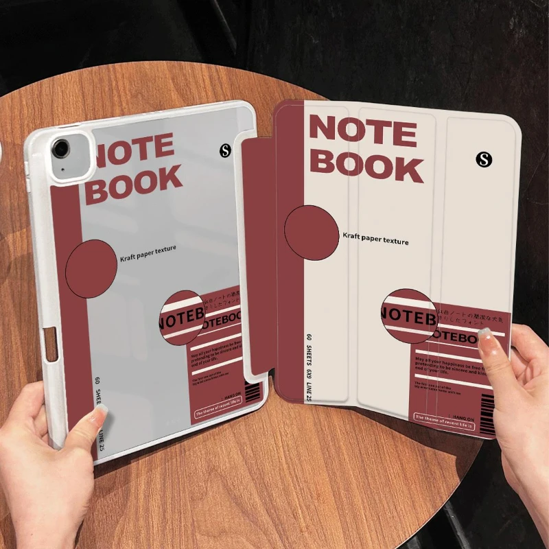 Smart PU Case for IPad 10th Generation 7 8 9th 10.2 Funda Cover Ipad 2017 2018 9.7inch Smart Cover Case Retro Style PC Shell