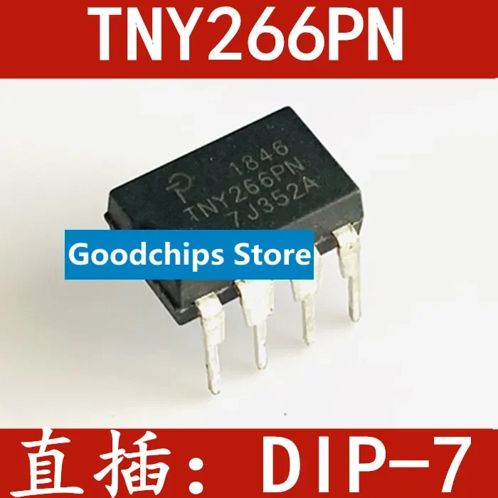 New TNY266PN TNY266 DIP-7 straight plug LCD power chip imported TNY266PG DIP7