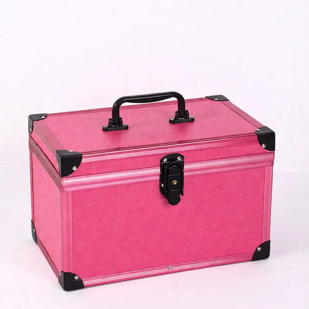 Detachable Multi Functional Cosmetic Organizer Case Portable Storage Box For Hairdressing Makeup Manicure Salon Tool