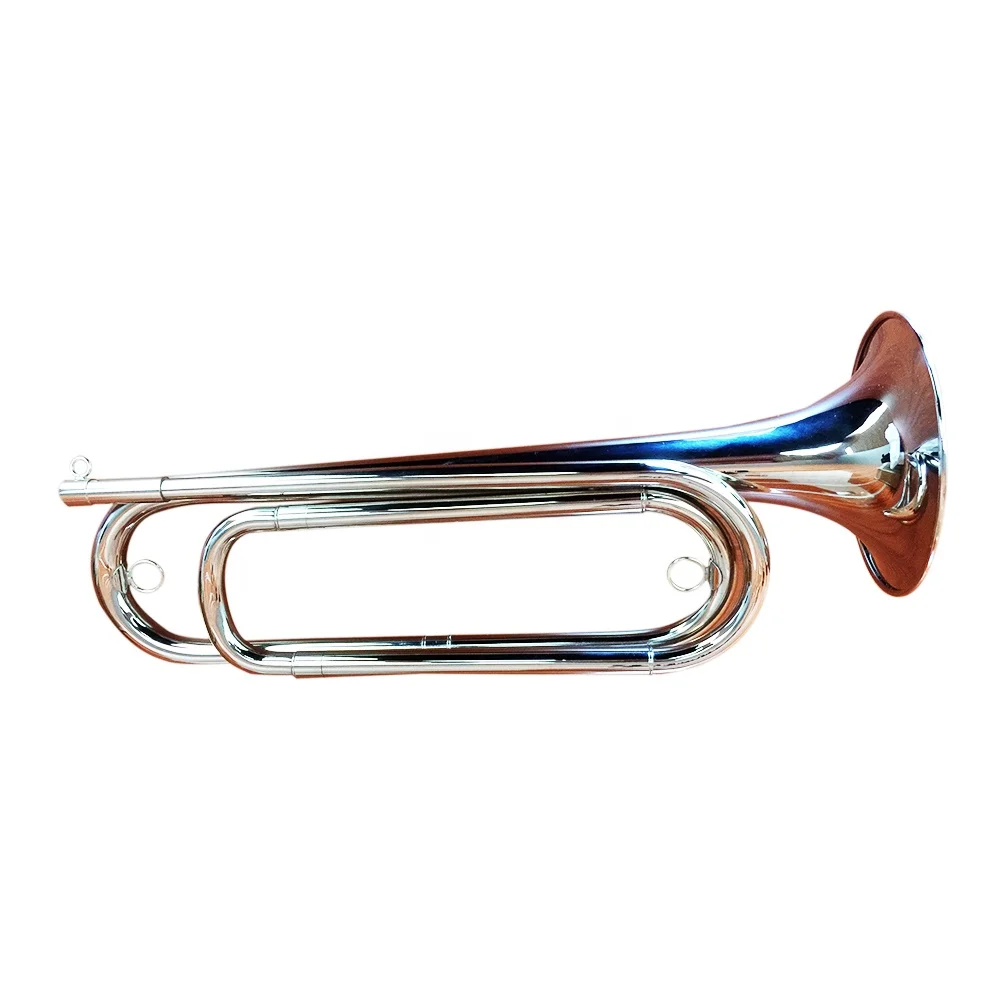 Seasound Factory Cheap High Quality Gold Bugle Trumpet For Students JYBU602