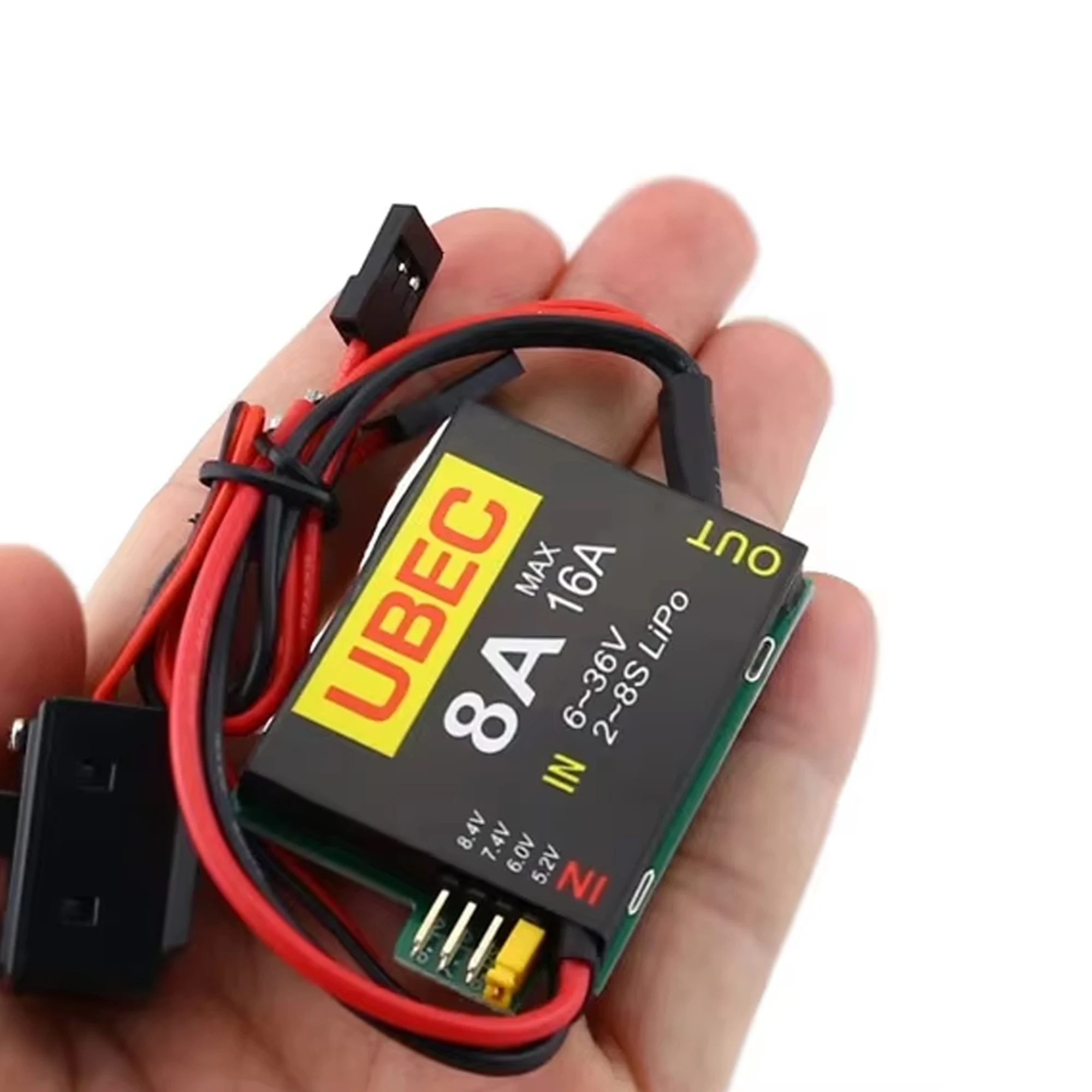 2S-6S 6-36V DUAL UBEC 8A + 4A y UBEC 8A/16A BEC 5,2/6,0/7,4 V/8,4 V Servo fuente de alimentación separada RC coche Fix-Wing avión Robot brazo