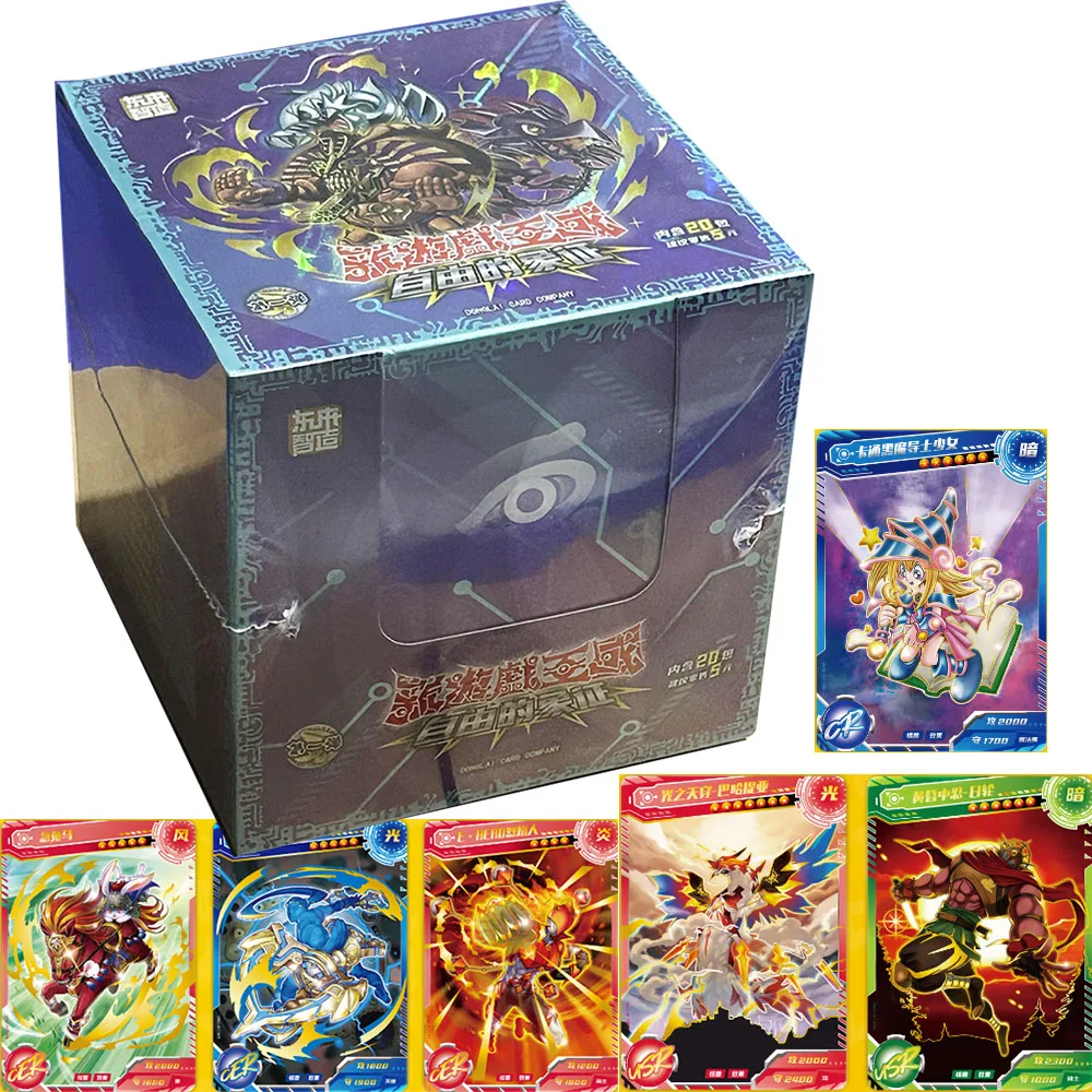 New Duel Monsters BR USR CR Collection Cards Tcg Booster Box Anime Figures Yugi Muto Mana Black Magician Girl Yeager Game Cards