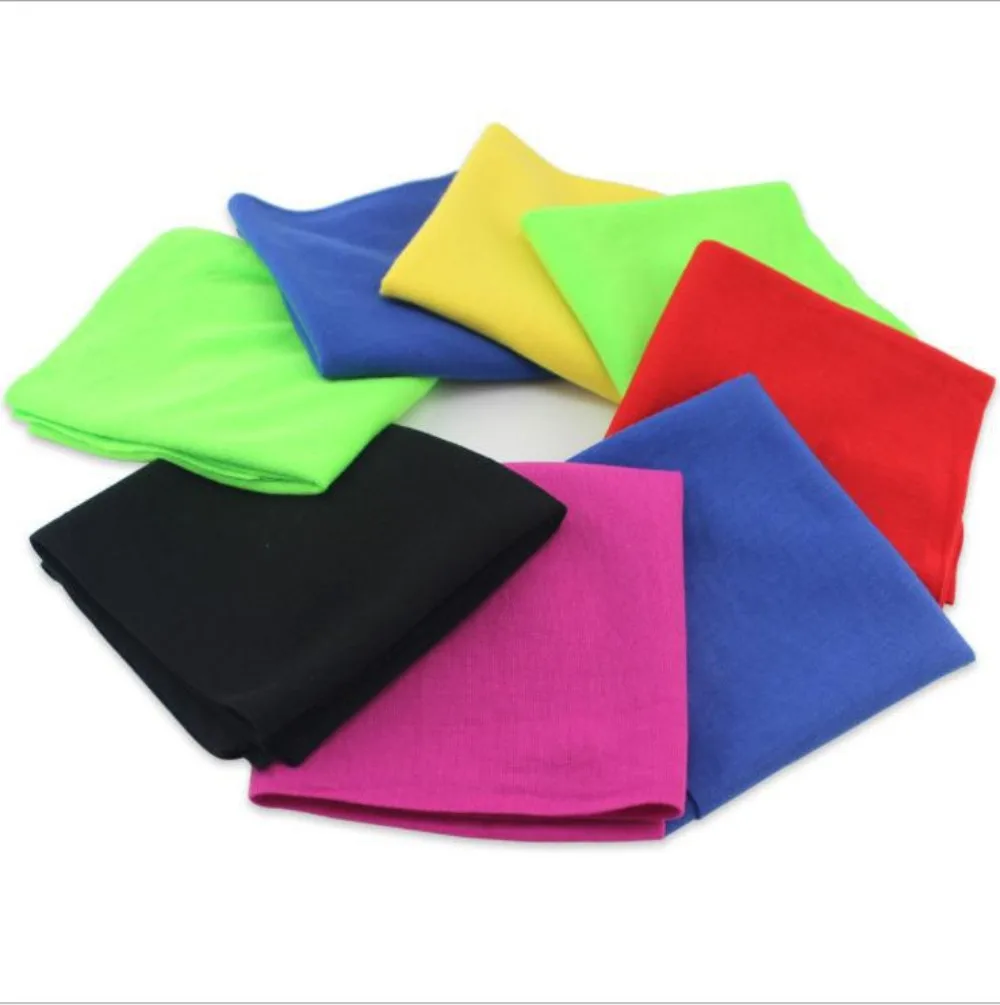 Bandana per bicicletta da esterno Ciclismo Campeggio Turbante magico per uomo Donna Escursionismo Protezione solare Antivento Sciarpa per la testa in tinta unita Copricapo