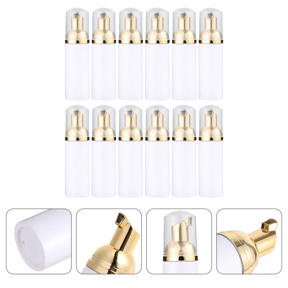 

12 Pcs Plastic Foam Bottle Hand Cleanser Dispenser Bottles Glass Pump Refillable The Pet Portable