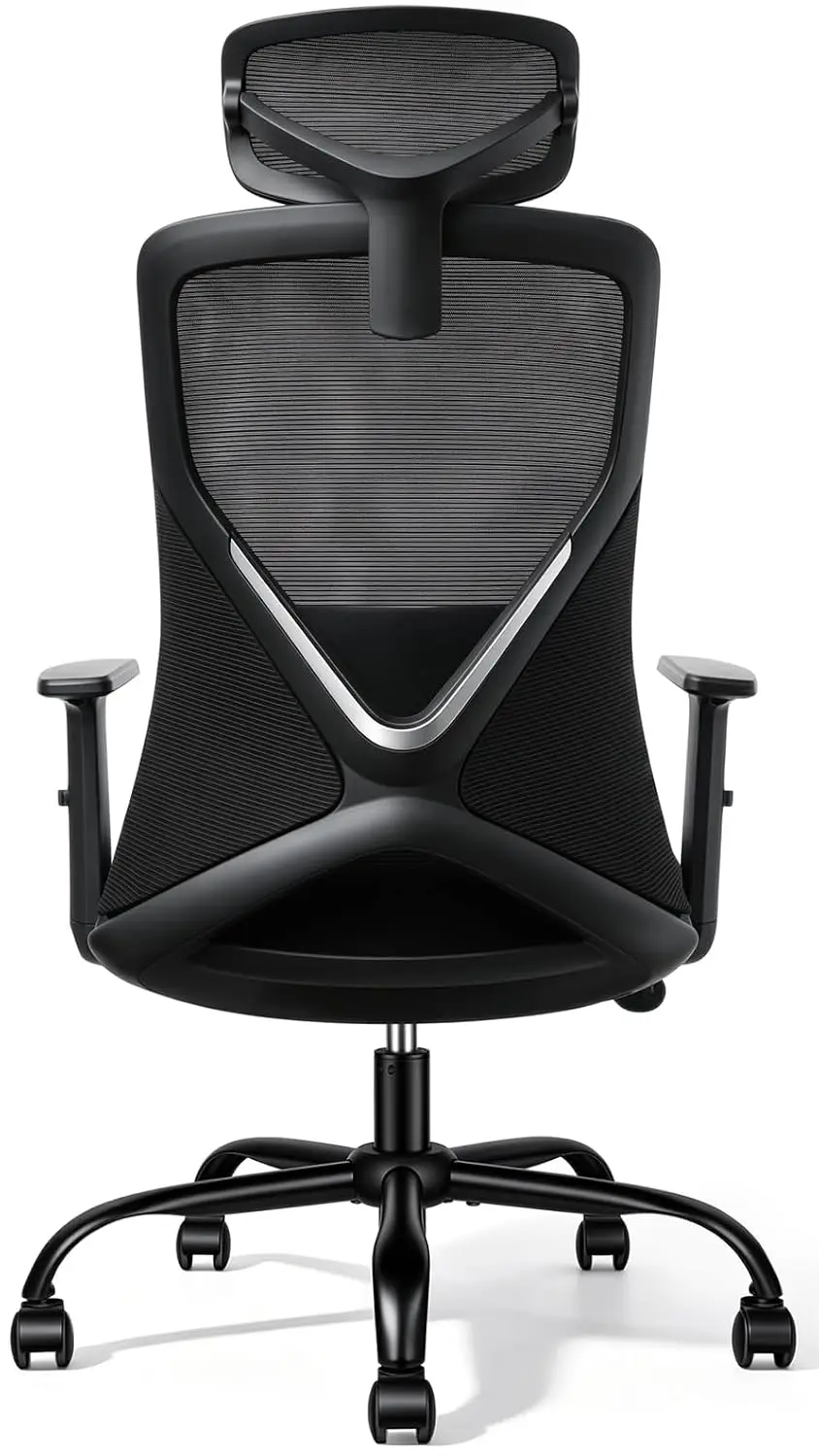 High Back Mesh Office Chair Ergonomic Support Adjustable Lumbar Wide Seat Heavy Duty Executive Work Desk, Customized