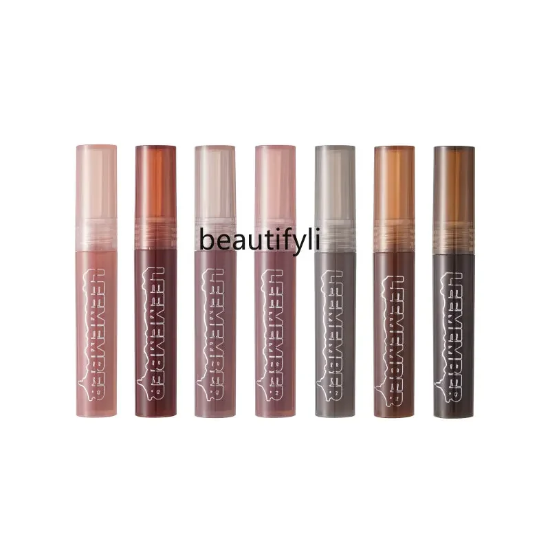 

zq Leemember/Chocolate Lip Gloss Moisturizing Lip Gloss Moisturizing Lip Lacquer Lipstick Mirror Water Light