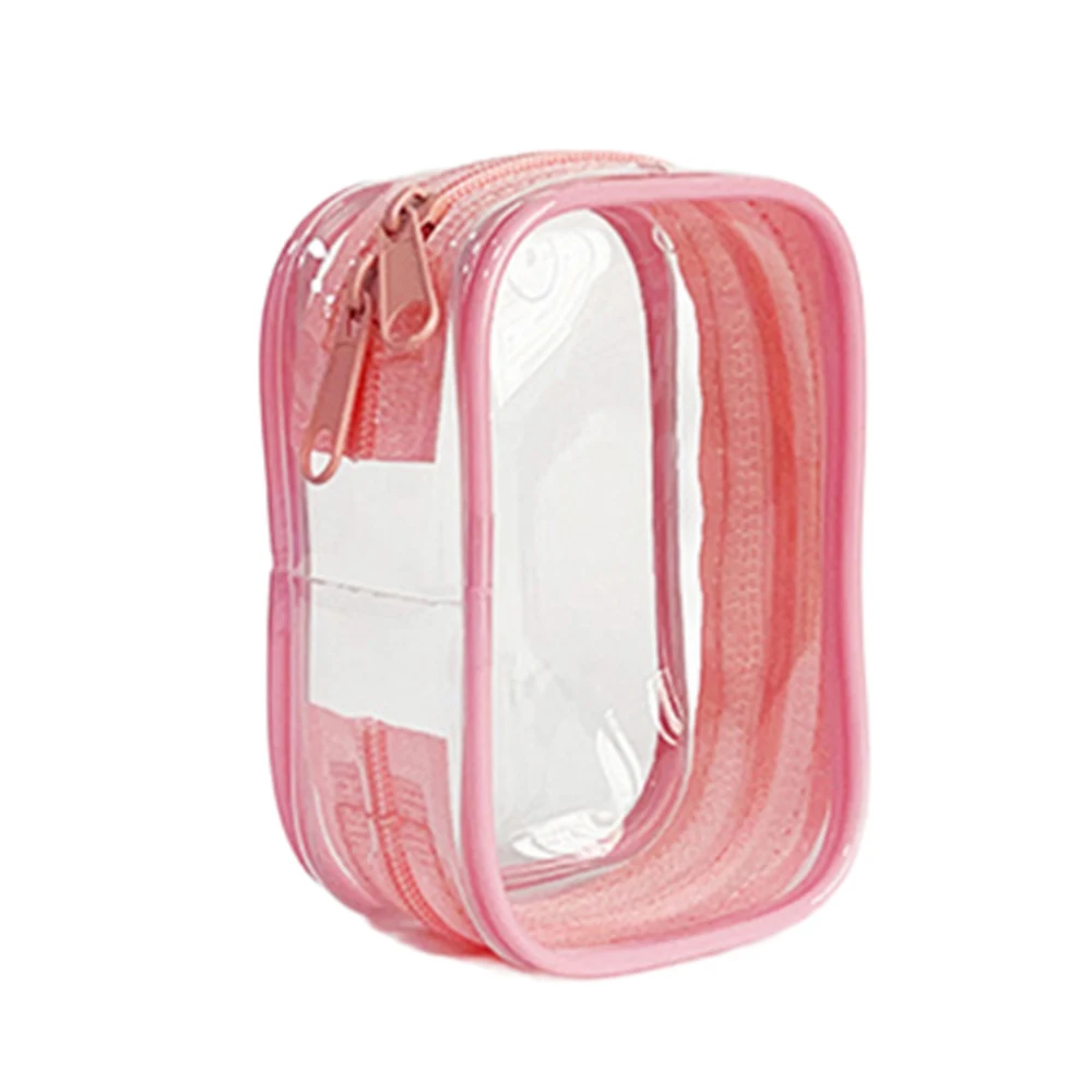 Transparent Mystery Box Storage Case Organizer Box Keychain Bag Storage Pouch Keychain Wallet Thicken Toy Doll Gifts Bag