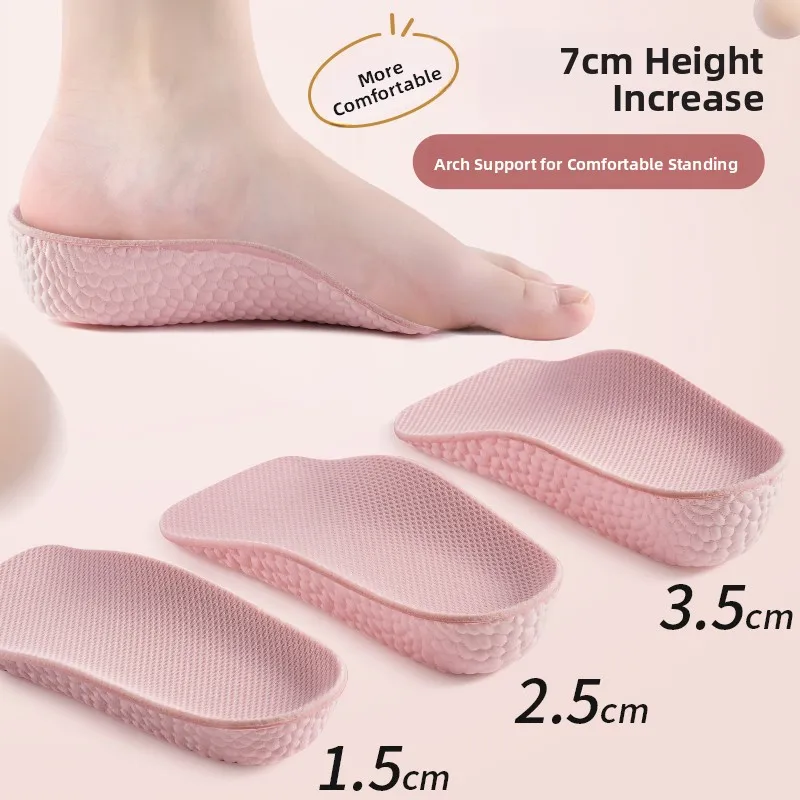 

Elevated Arch Support oe Inserts Men's And Women's Sport Sle Invisible No Trace Comfortable Small Stature corn