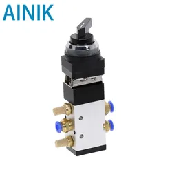 Select Switch Air Valve Right Pneumatics MV522 Series Mechanical Valve MV522LB 2 Position Mechanical valve 2 gear