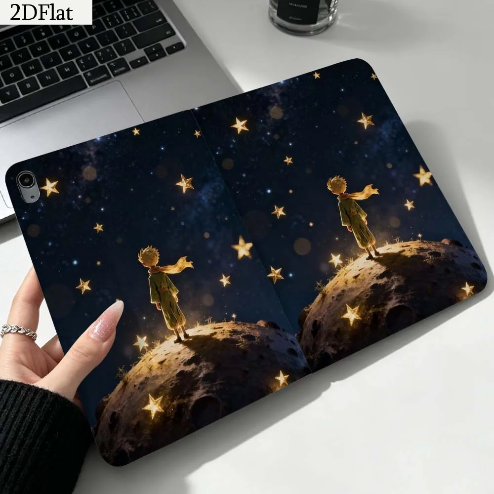 L-Le Petit Prince For iPad Pro mini Air A16 A14 6 5 4 6th 7 7th 11th 9Gen 13 M5 11 A17 Pro M4 Inch Tablet Case Gift