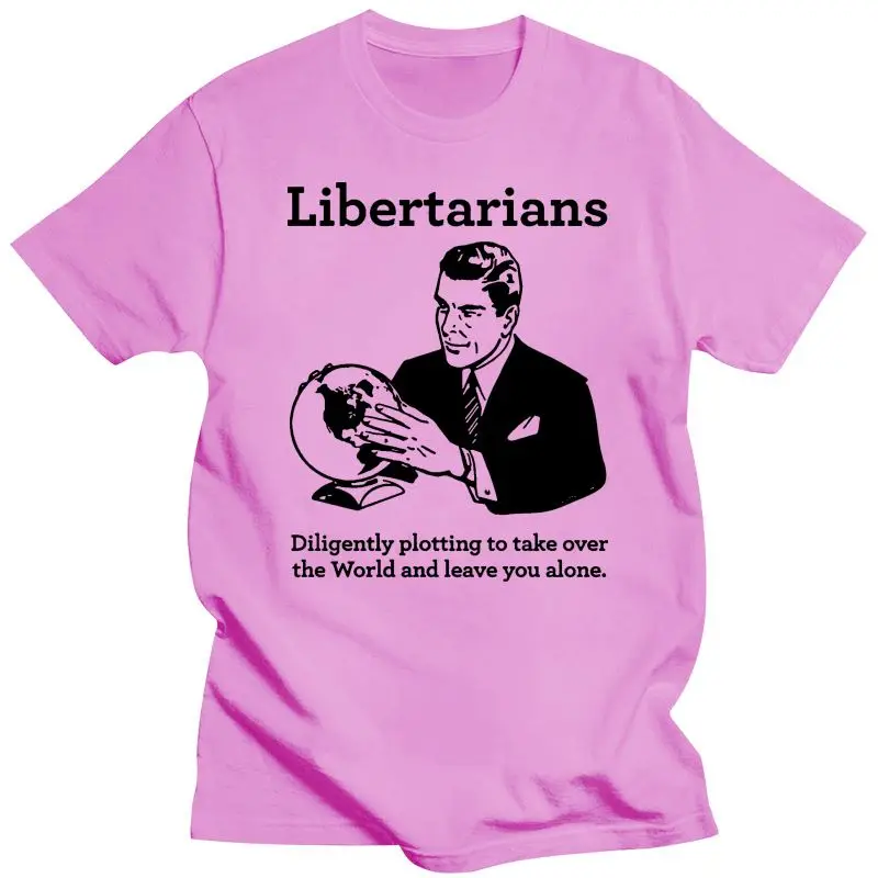 2022 New CafePress The Libertarian Plot White T-Shirt Cotton T-Shirt