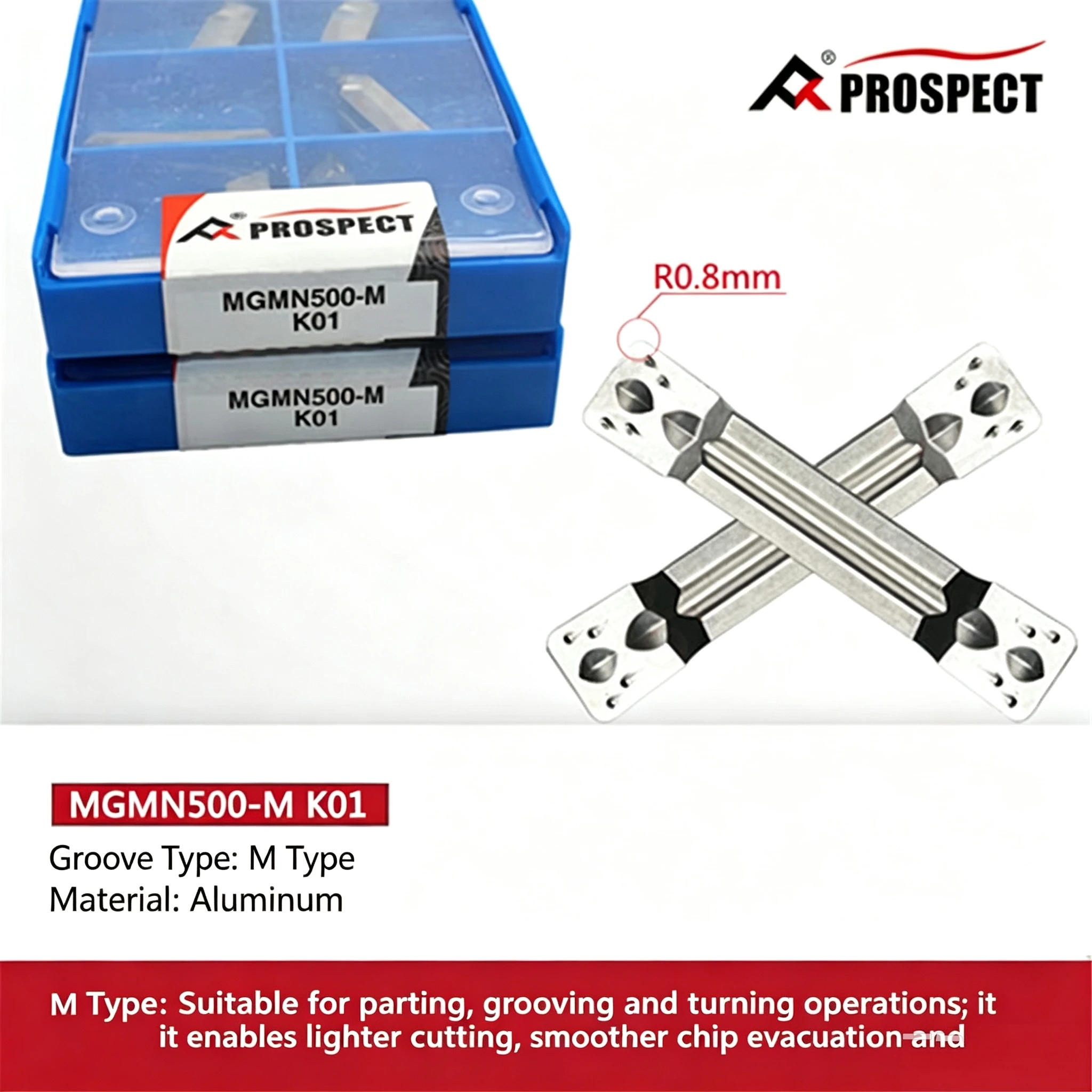 PROSPECT MGMN150 MGMN200 MGMN250 MGMN300 MGMN400 MGMN500 MGMN600 MGMN800-G M T H MT P6215 P9035 K01 Carbide Insert MGMN Inserts