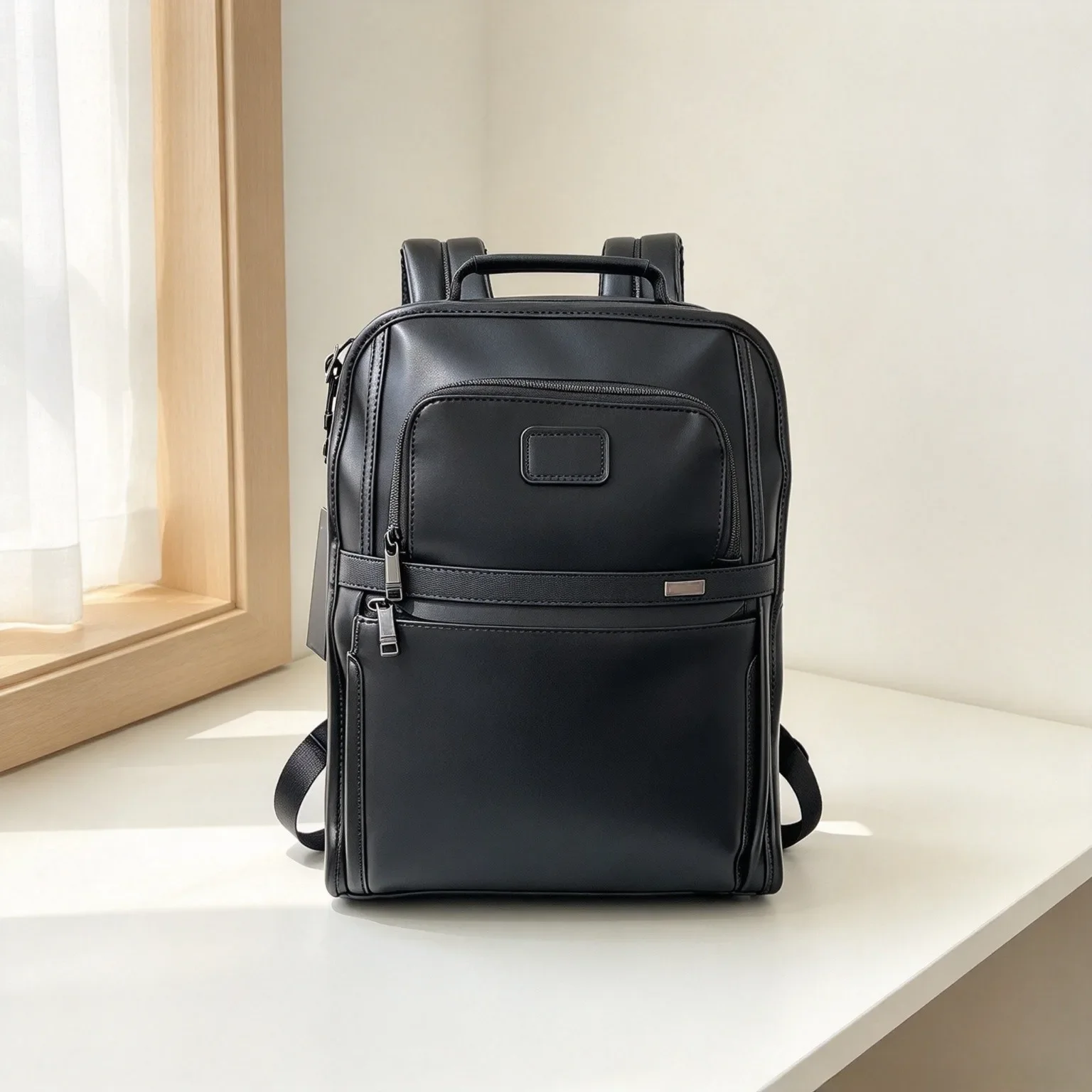 Men's Business Travel Backpack, Large Capacity Lightweight Simple School Daypack