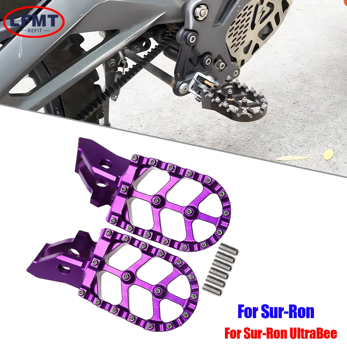 

Motorcycle Footpeg Footpedal Footrest Foot Pegs For Ultrabee Surron Sur-Ron Ultra Bee Off-Road Electric Vehicle EnduroDirt Bike