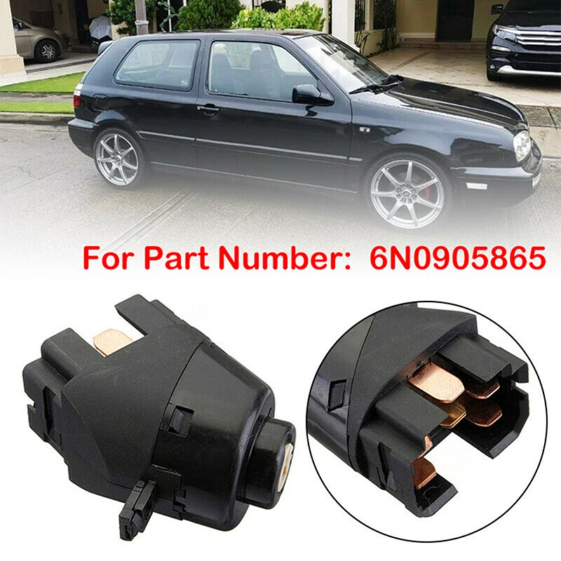 6N0905865 Ignition Starter Switch for VW Golf MK2/MK3 1989 1990 1991 1992 1993 1994 1995 1996 1997 1998 Jetta Caddy Passat Polo