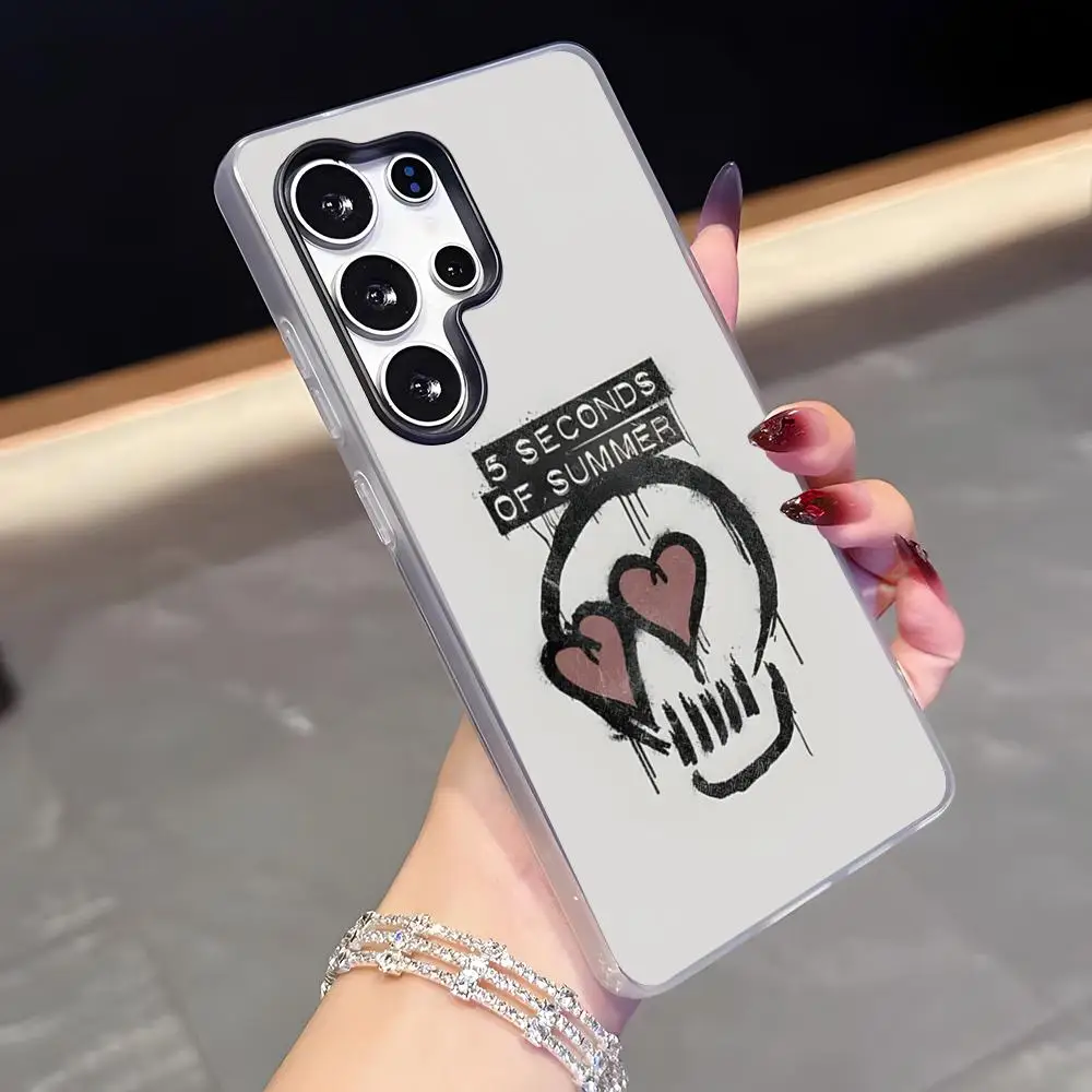 5 Seconds Of Summers Phone Case For Samsung A56 A14 5G A34 A36 A33 A26 A16 Shockproof Jelly Cover