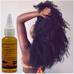 Aceite de Pelo caliente africano tradicional hecho a mano, Chebe Croton gratissimus, cuero cabelludo y raíces de cabello, fortalecedor