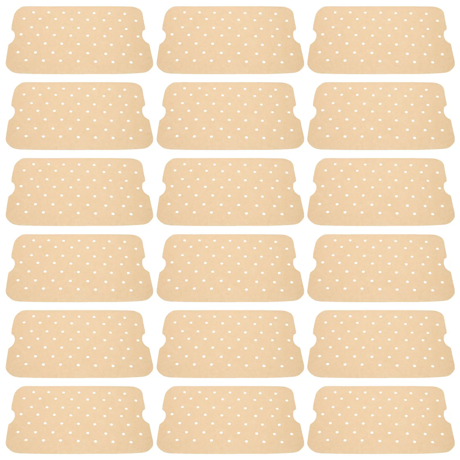 200pcs 200 Sheets Baking Paper Liners Air Fryer Perforated Nonstick Disposable Kitchen Accessories For Fryer Parchment Tray Pan