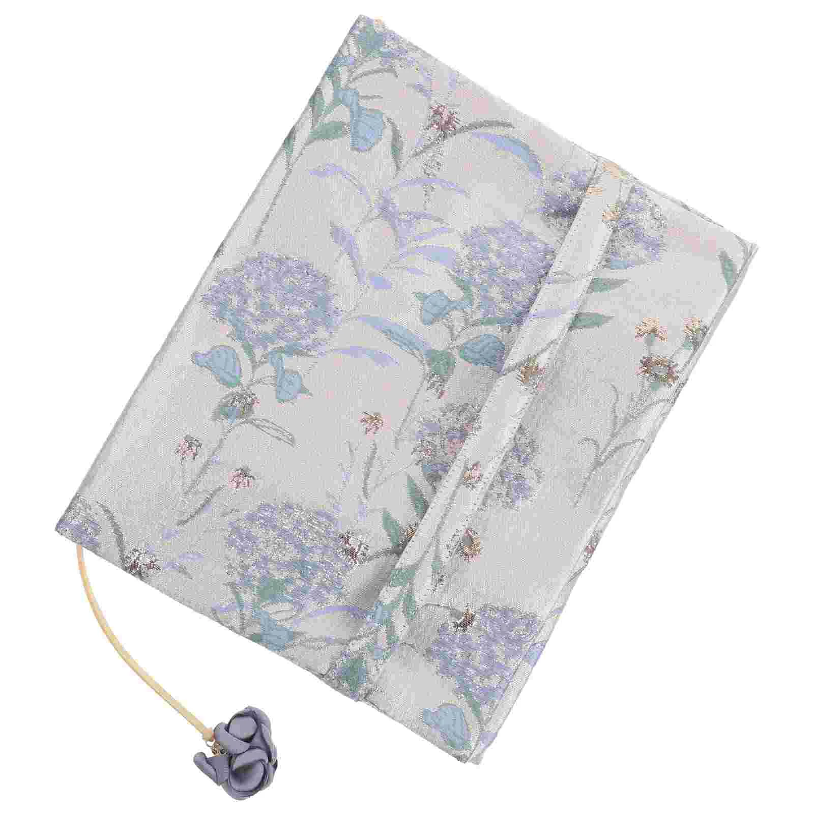 

Book Cover Sleeve Protector Paperback Covers Washable Decorative Books Floral Fabric Soft Flower Cloth Zipper Travel Sleeves