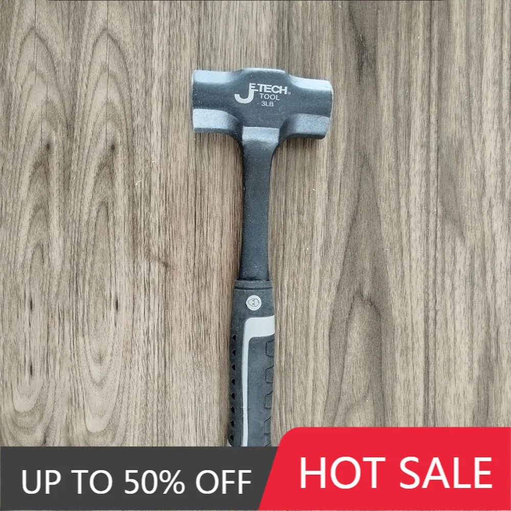 2/3/4LB High Carbon Steel Octagonal Hammer Shock Absorbing Non-Slip Forged Hammer Portable Construction Hardware Hand Tool