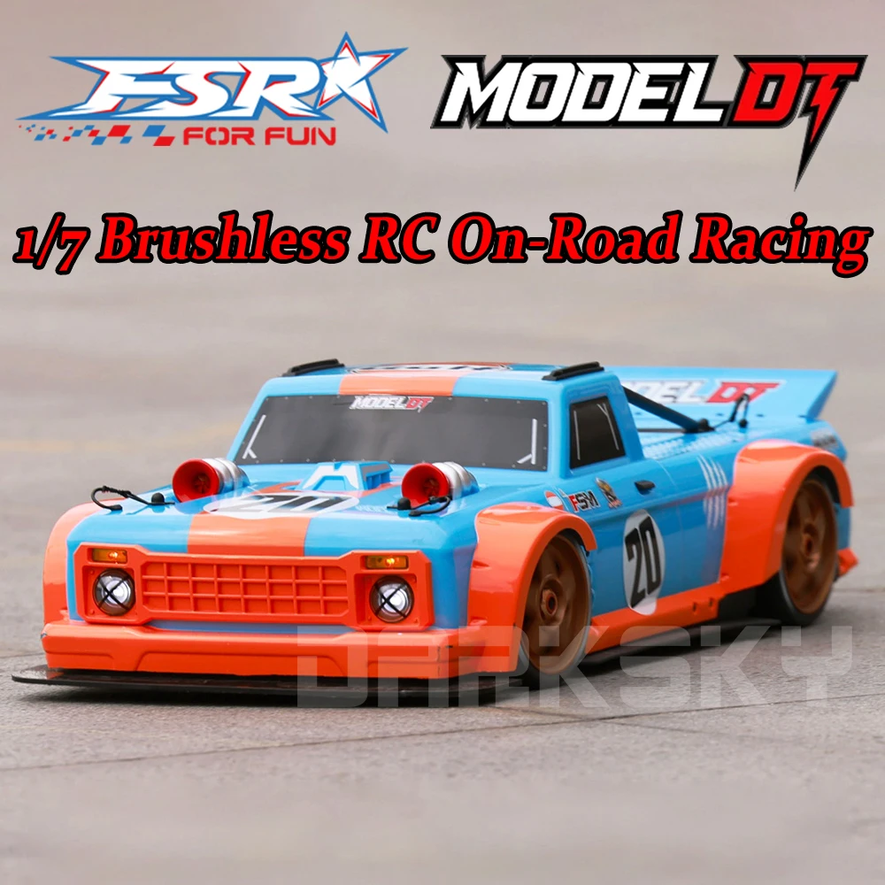 

FSR 1/7 Scale MODEL DT 4WD Brushless RC On-Road RTR Simulation Electric Remote Control Model Cars Adult Children's Toys