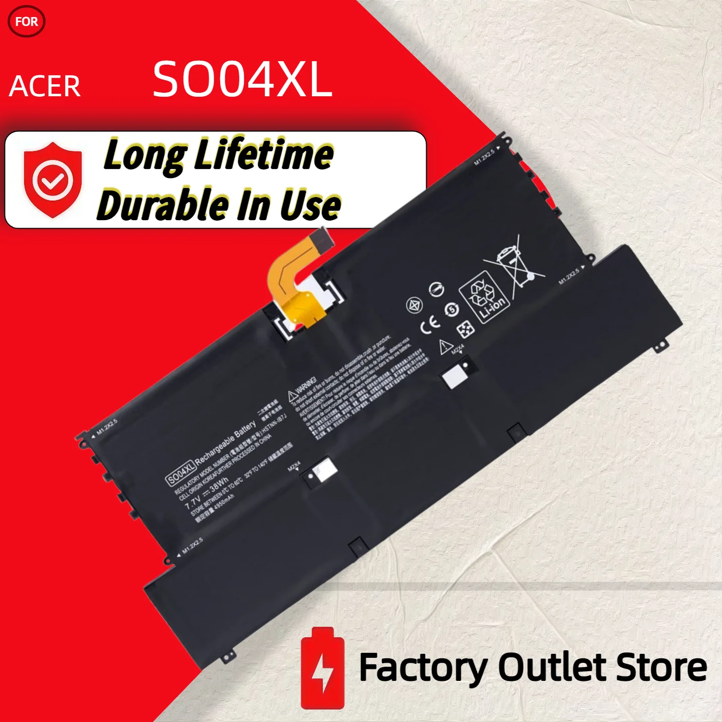 Wholesale And Retail SO04XL For HP Laptop Battery Spectre 13-V123TU 13-V082NG 843534-121 HSTNN-IB7J HSTNN-1B7J  13-V030NG