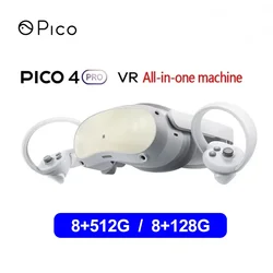 Pico 4 Pro VR Glasses All-in-One Machine 512G Support Eye Tracking Facial Expression Capture 6Dof Pico4 VR Headset For SteamVR