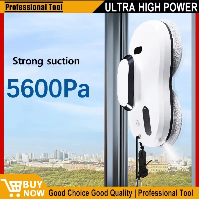 

Upgraded Intelligent Window Cleaning Robot Water Spraying Function Electric Glass Window Cleaner With Remote Control For Home