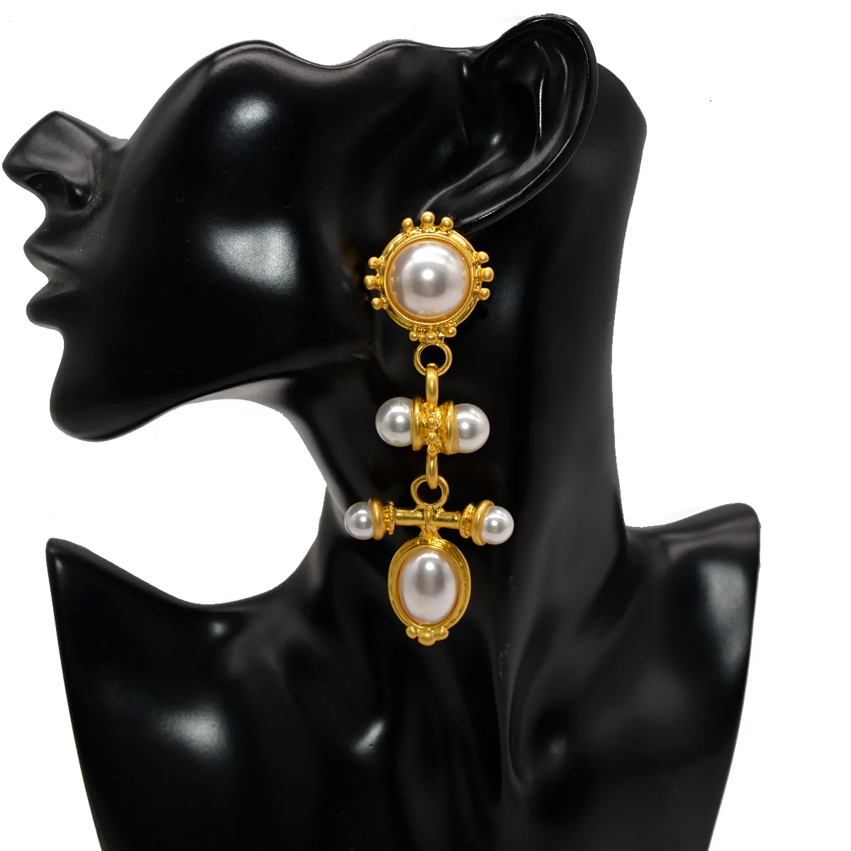 

Romantic lovely pearl earrings for woman Pendientes mujer серьги женские boucle d’oreille femmes