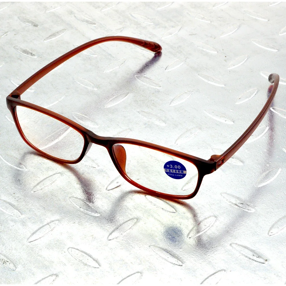 

Ultra Light TR90 Brown Full-rim Multilayer Coating Lenses Exquisite Hinge Women Reading Glasses +0.75 +1 +1.25 +1.5 +1.75 To +4