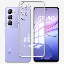 For Vivo V30 Lite 4G Case Clear Soft Silicone Phone Case For Vivo V30 SE /Vivo V40 SE Cover Shockproof Coque or Vivo T3 5G Funda