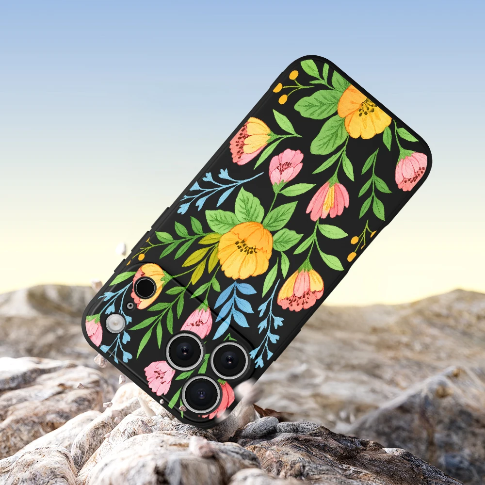 حافظة لهاتف آيفون 17 ProMax 17 Air 16 15 14 13 12 11 Pro Max XS Max7 8 Plus 16e 16 Plus غطاء من البولي يوريثان الحراري Coque