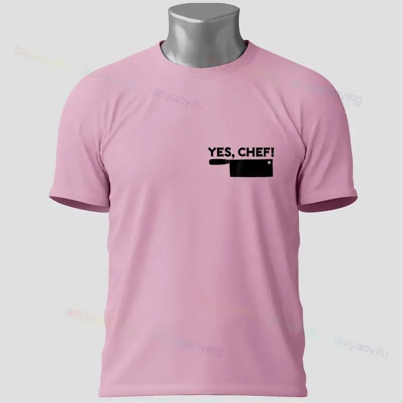 Funny Chef Slgan T-shirt with 'Rules of The Kitchen' Print Design Short-sleeve 100% Cotton Tshirt Perfect for Home Cooking Lover