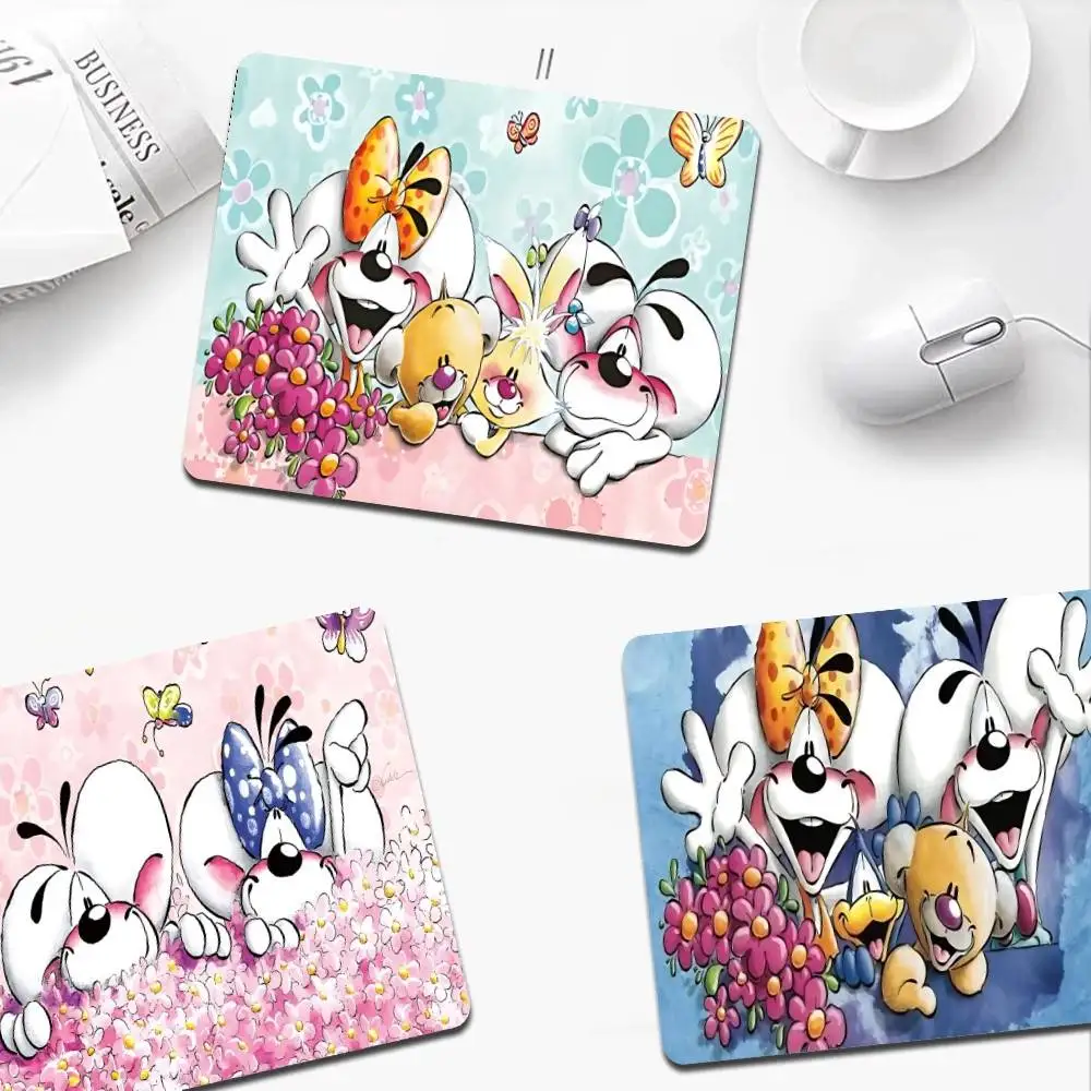 Cartoon Diddl Cute DIY Speed Version Game Computer Keyboard Office Table Mat Cheapest Cup Mats Office Desk Accessories