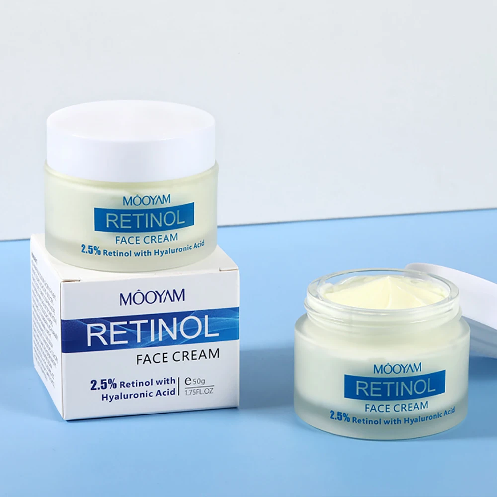 Anti-Wrinkle Serum Hyaluronic Acid Vita-Alcohol Retinol Face Cream 50g