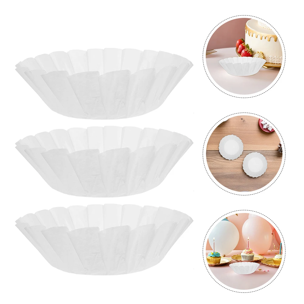 

100Pcs No Fold Baking Papers Basque Special Paper Pad Round Liners for Cheesecake Cupcake Mold Air Fryer Oven Baking Tools