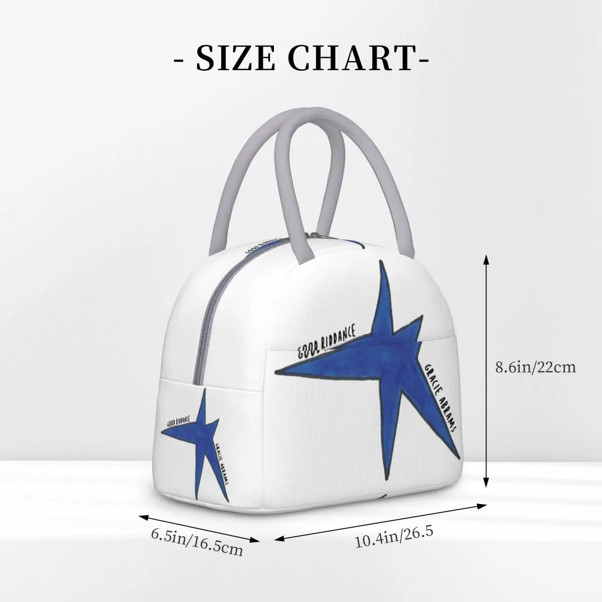 Good Riddance Gracie Abrams Star Merch Insulated Lunch Tote Bag For School Food Container Portable Thermal Cooler Lunch Boxes