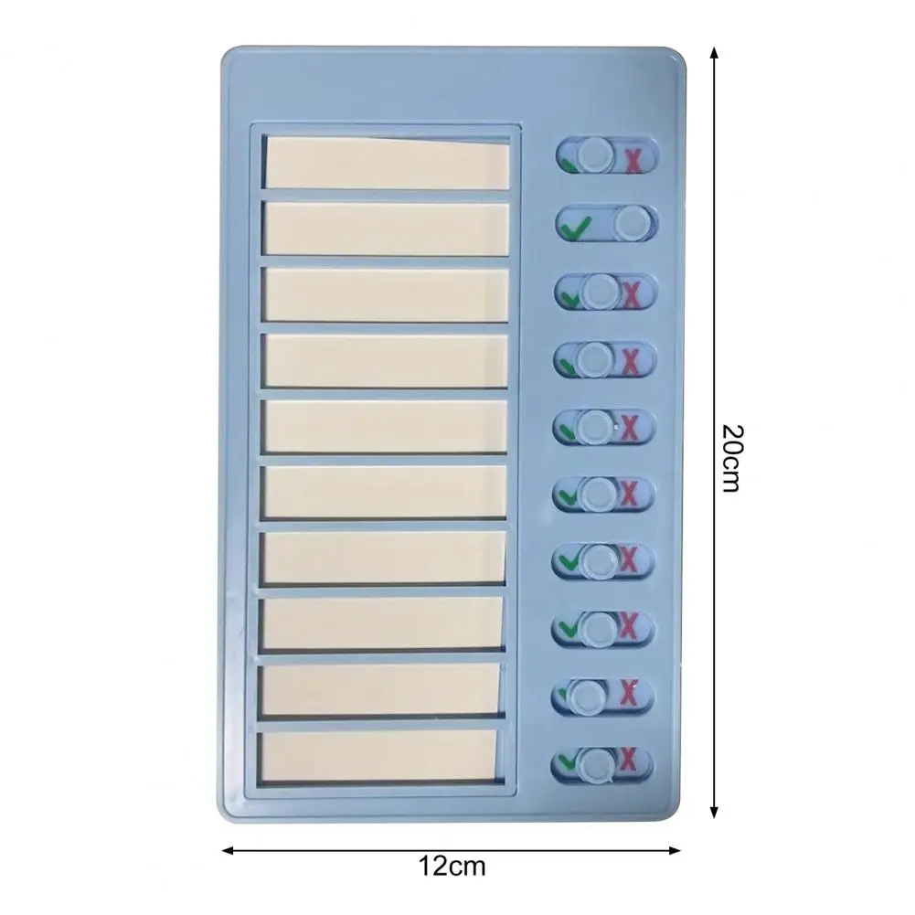 2/4 шт. перечень для ежедневного планировщика, для детей, список для доски, список для доски, схема с 10 съемными картами