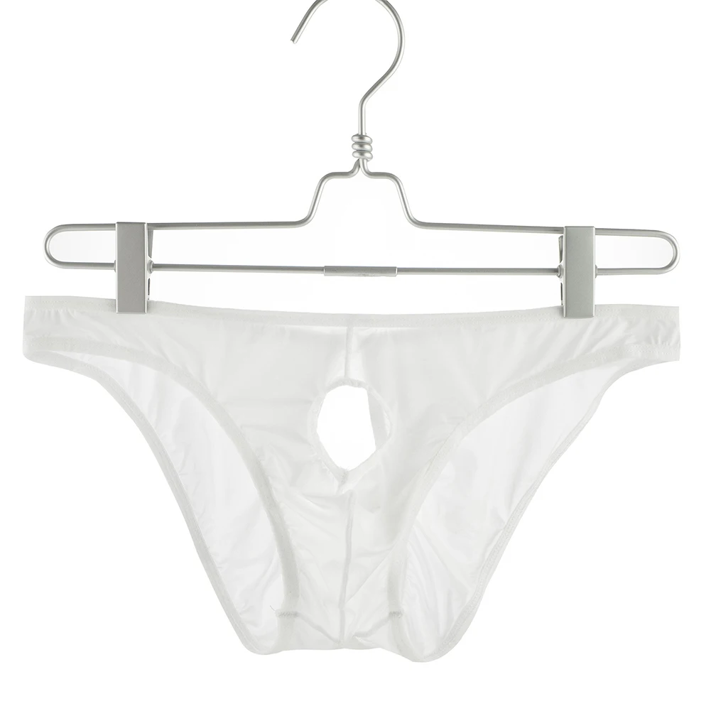 Cuecas de virilha aberta dos homens respirável roupa interior sem costas sexy g-string oco tanga calcinha erótica lingerie gay