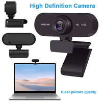 Online Course Webcam 1080P Camera Camera With Microphone USB Plug PC Mac Laptop Desktop Live Video Call Work Mini Camera 2025