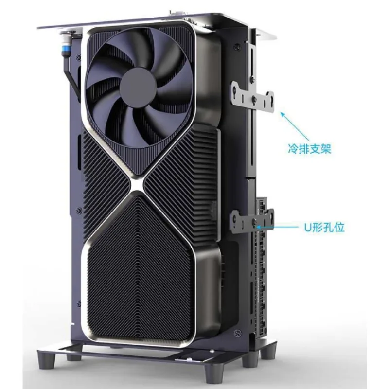 ITX Open Frame Computer Chassis Open Air Desktop PC Case For Diy Assembly Hardware Testing Overclock Gaming Modding Projects
