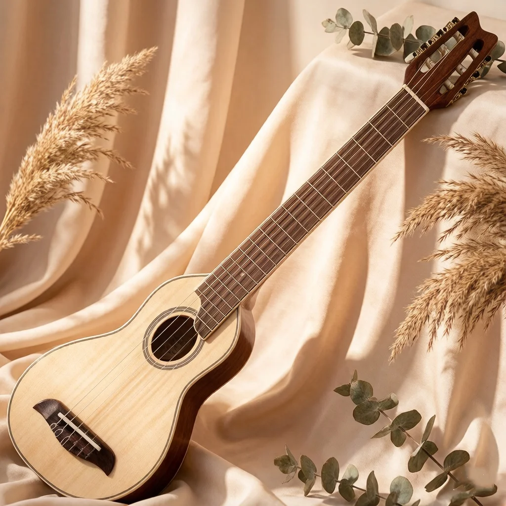 34" Mini Classical Travel Guitar, Solid Spruce Top with Padded Gig Bag, Perfect Compact Acoustic for Beginners & On-the-Go