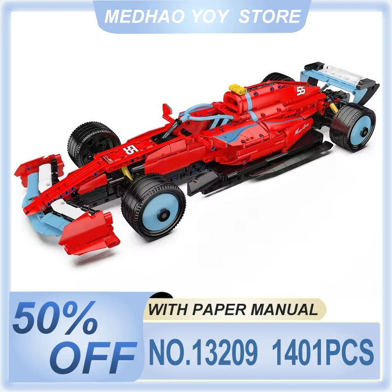 

Technical Championship Sports Vehicle SF-24 Racing MOULD KING 13209 Building Block Model Assembly Puzzle DIY Toys Chrismas Gifts
