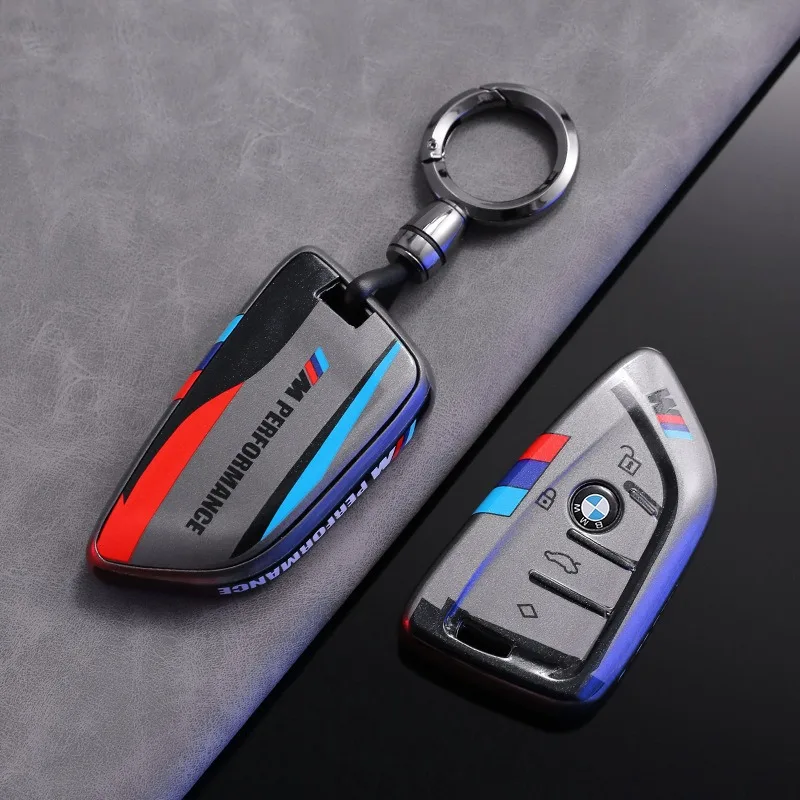 

New Sport Style Car Key Cover Case Shell For BMW 1 2 3 5 7 Series X1 F48 X3 G20 X4 X5 G05 X6 F16 M40i M440i G02 G31 G23 F34 F15