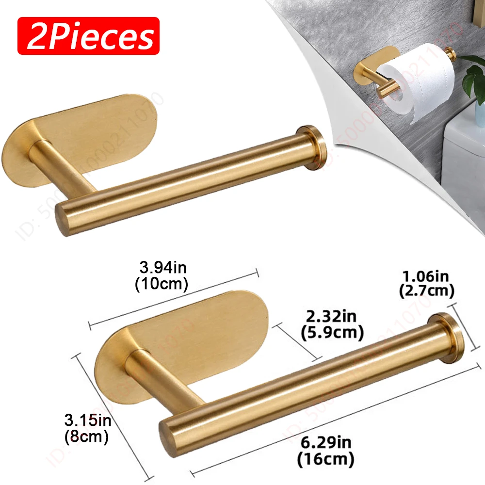 1 ~ 2PCS Wc Papier Rack Bad Papier Handtuch Halter Klebstoff Saugfähigen Papier Spender WC Küche Hardware Lagerung Zubehör