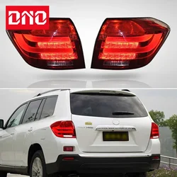 Car LED 12V Taillights For Toyota Highlander 2008 2009 2010 2011 2012 Rear Fog Lamp Brake Reverse Turn Signal Car Accessories