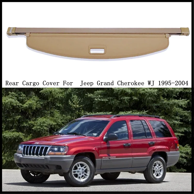 

Задняя крышка для груза для Jeep Grand Cherokee WJ 1995-2004, защитный экран для багажника, запчасти для модификации затенения