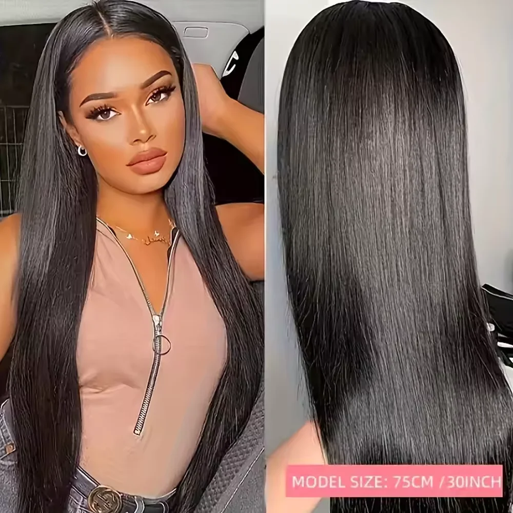 مستقيم 20 42 بوصة قبل قطعها قبل قطع الدانتيل غلويليس الباروكات شعر الإنسان 13X6 HD الدانتيل الباروكة الأمامية 250% شعر طبيعي مفرود الباروكات #3