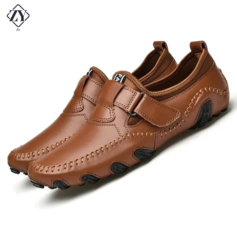 

Genuine Leather Men Shoes Casual Italian Hollow Out Men Loafers Summer Breathable Driving Shoes Slip on Moccasins Zapatos Hombre