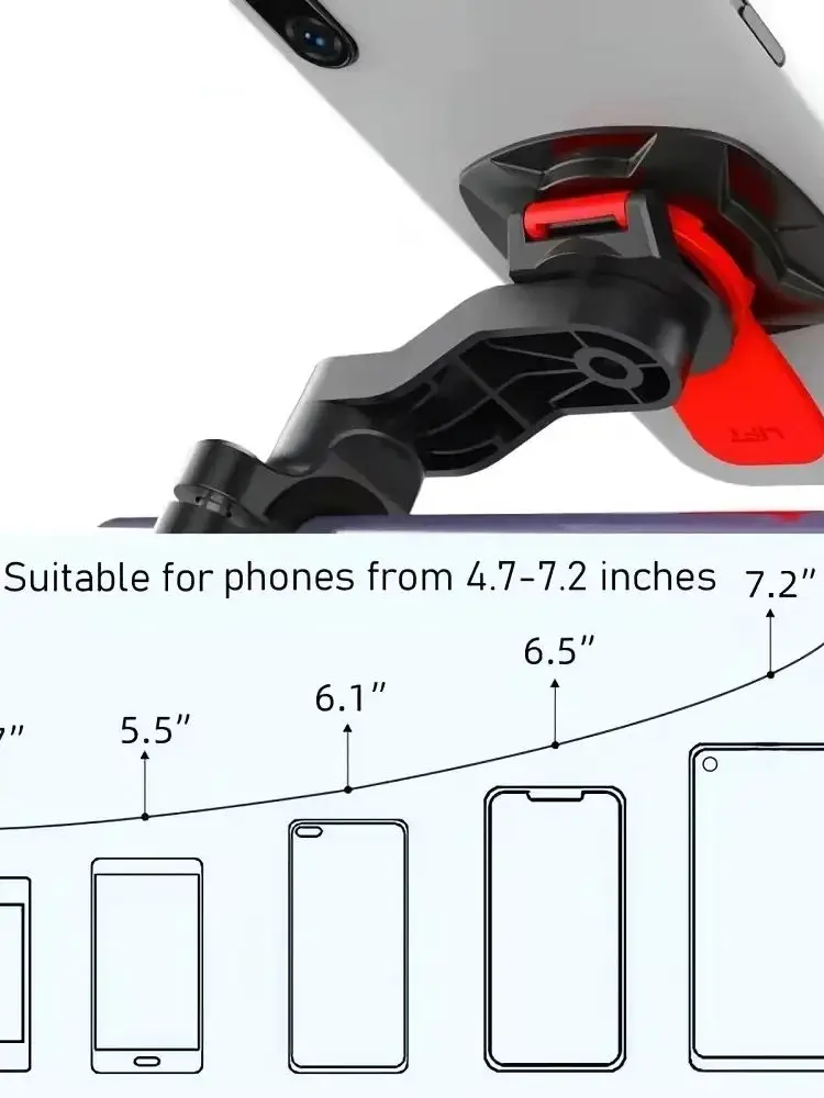 AliExpress NONE Adjustable Phone Bracket Security Lock Or Patch For Bike Mobile Hold Motorcycle Scooter Handlebar Mirror Holder Mount Stand